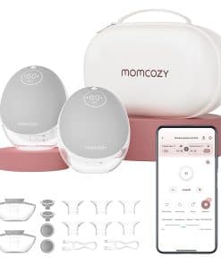 Momcozy Extractor de Leche Manos Libres -Gris