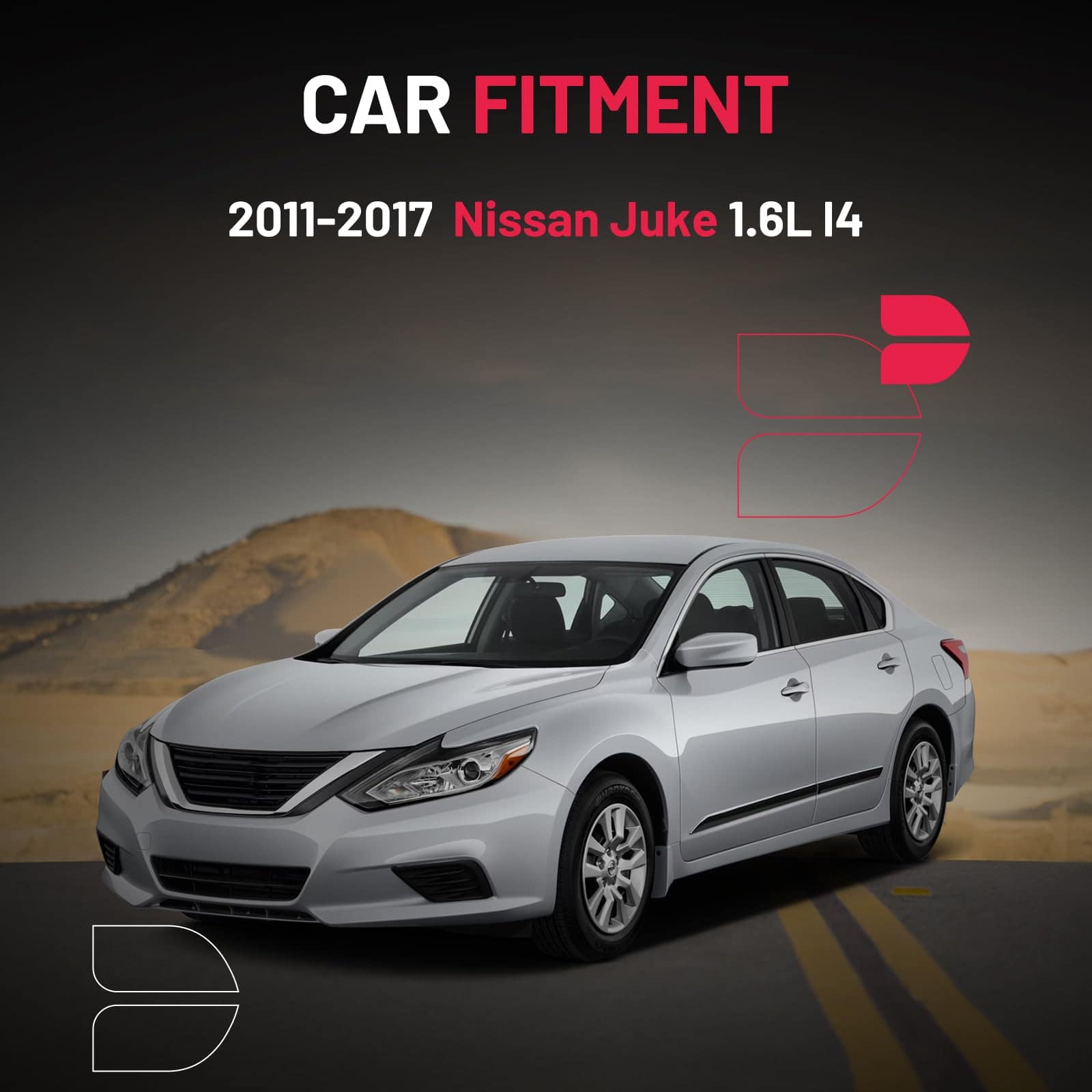 Conjunto de 4 Bobinas de Encendido UF659 y Bujías de Iridio - Imagen 3