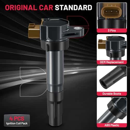 Conjunto de 4 bobinas de encendido BDFHYK Compatible con - Imagen 5