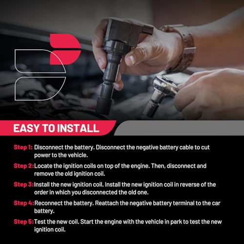 Conjunto de 4 bobinas de encendido BDFHYK Compatible con - Imagen 9