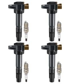 Conjunto de 4 Bobinas de Encendido UF634 y Bujías de Iridio