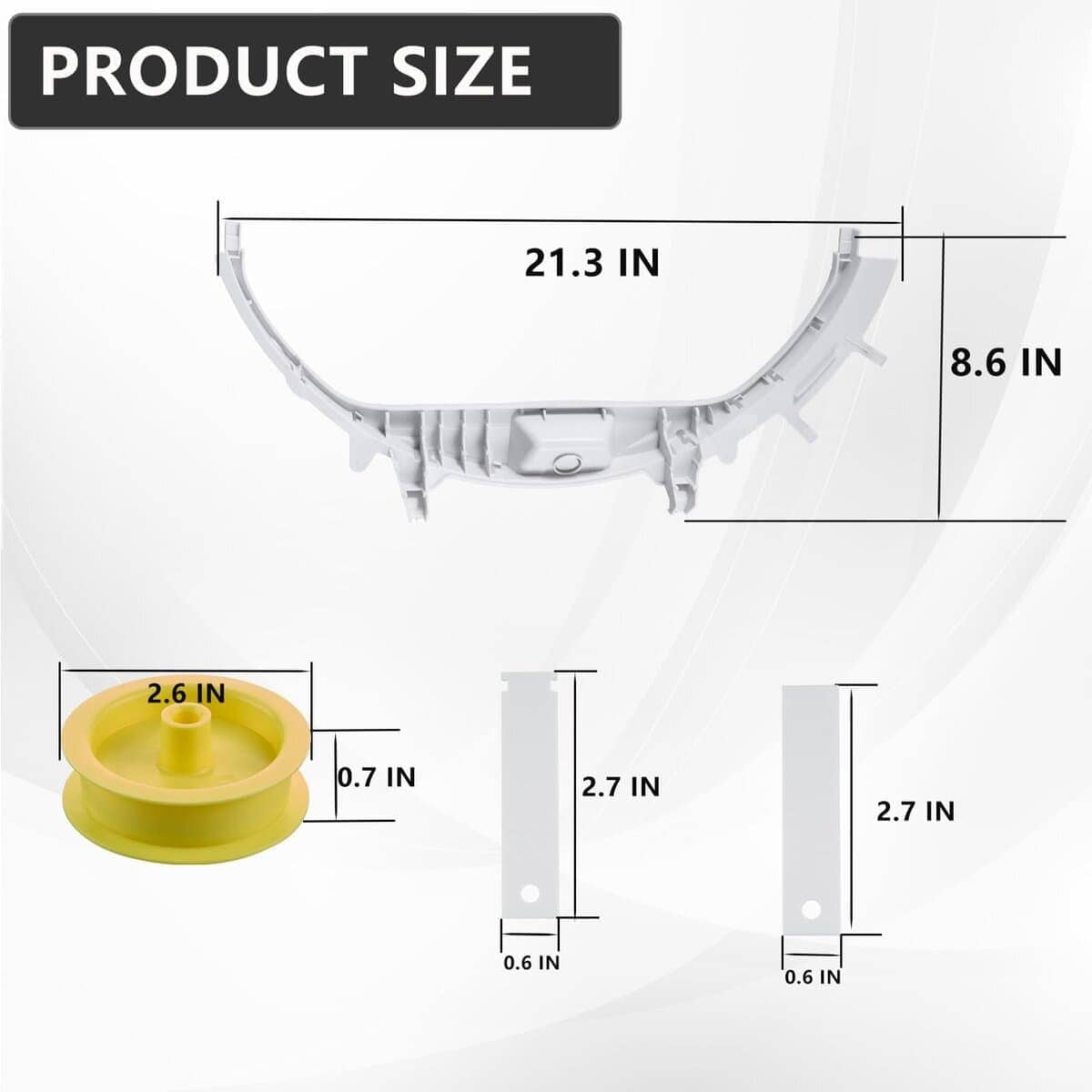 Kit de Reparación de Rueda Secadora WE49X20697 - Compatible - Imagen 3