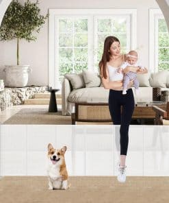 Puertas para Bebés Retráctiles de 24" de Alto x 80" de