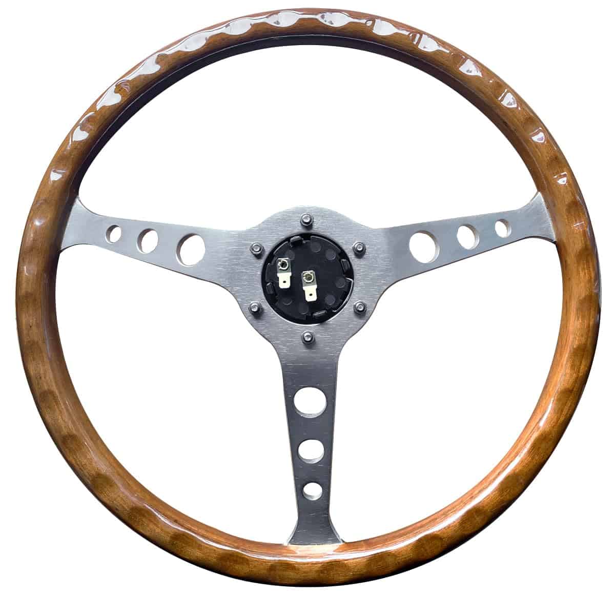 Volante de Madera Hiracing de 15 Pulgadas - Profundidad de - Imagen 6