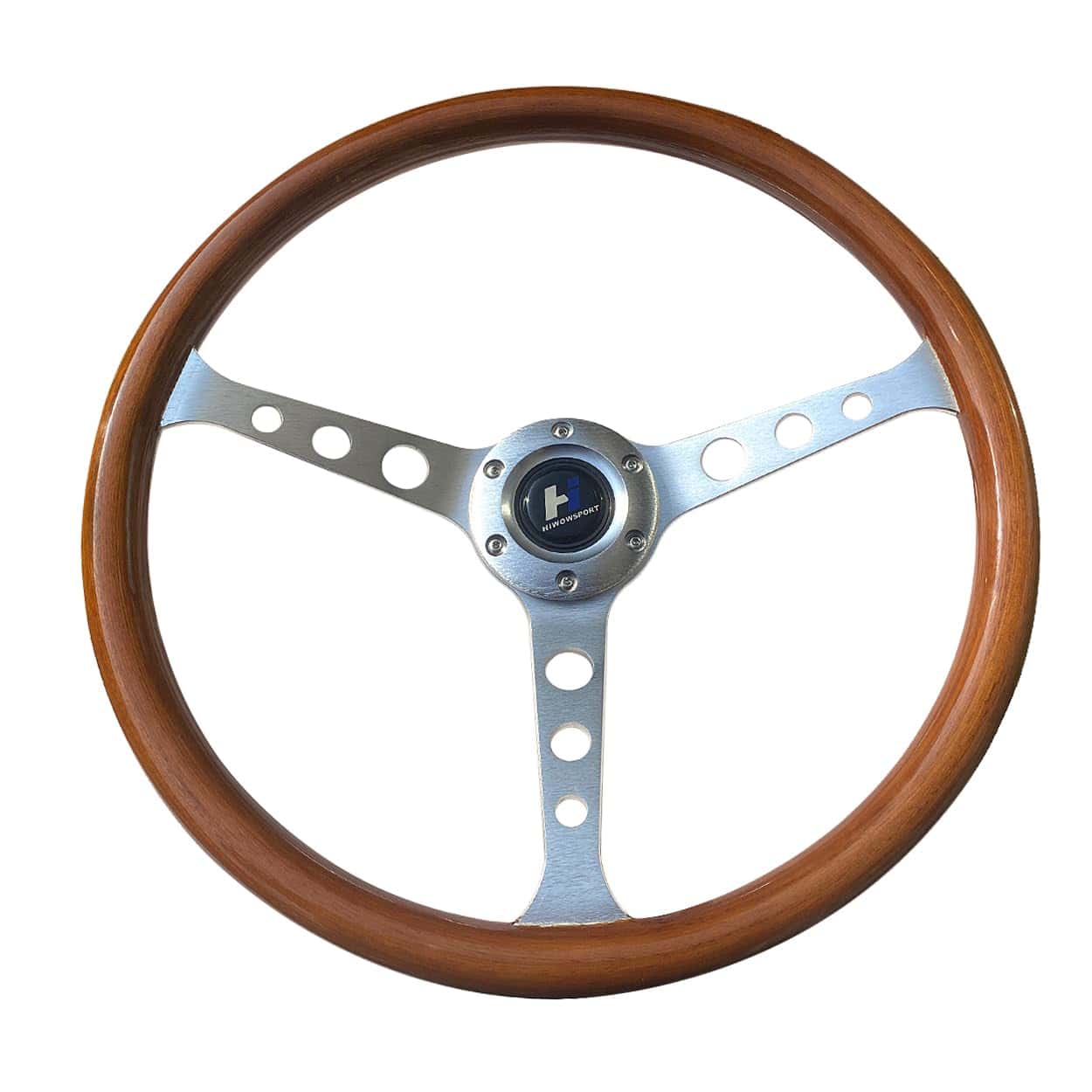 Volante de Madera Hiracing de 15 Pulgadas - Profundidad de