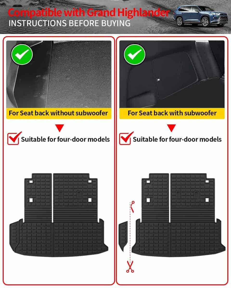 Tapetes del piso Thinzyou compatibles con Toyota Grand - Imagen 6