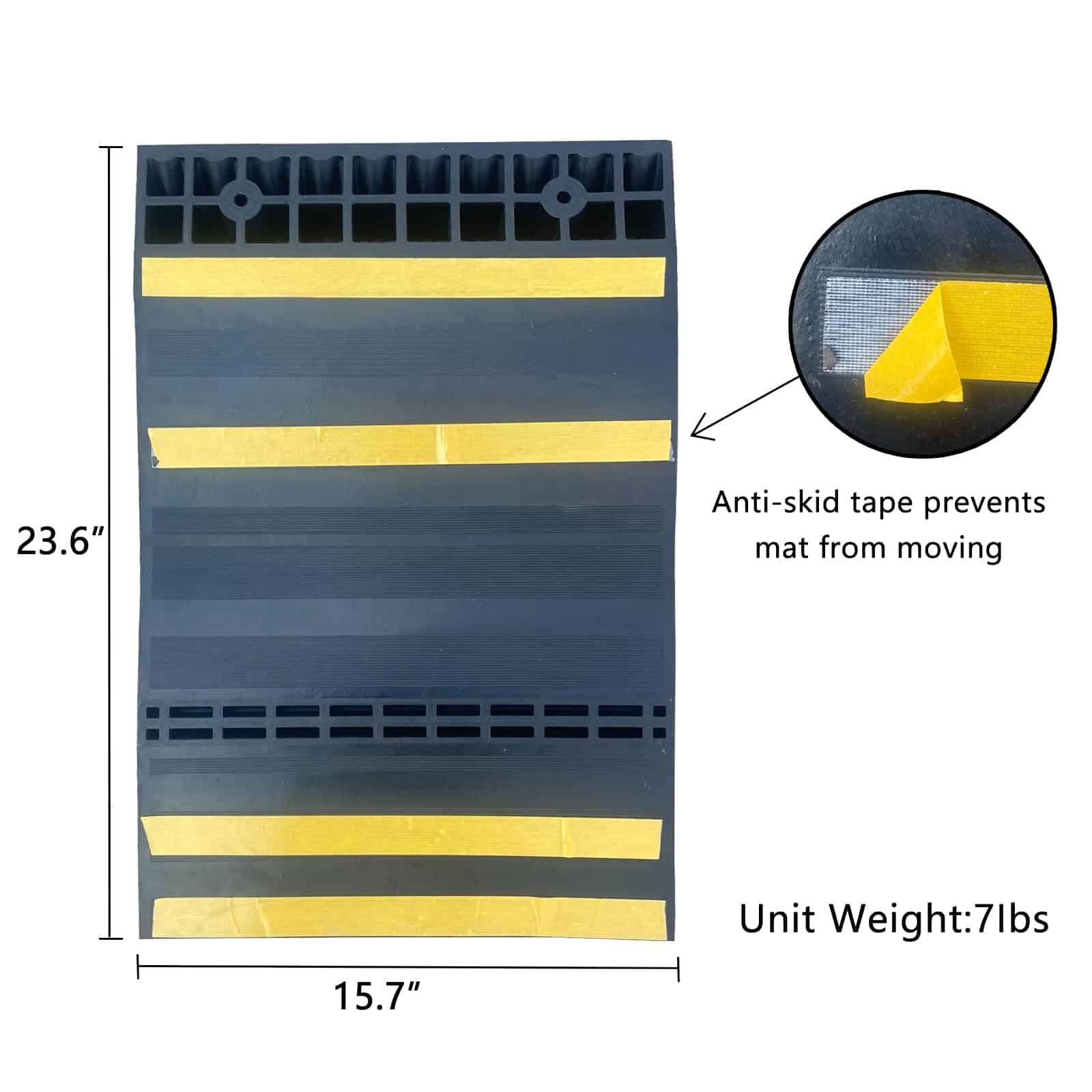 Tapete Guía para Estacionamiento de Autos F COME, Duradero - Imagen 5