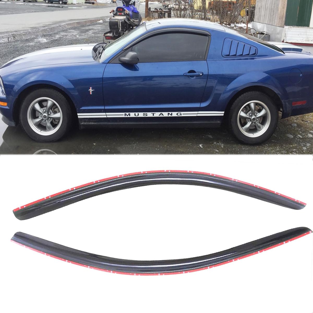 2pcs Deflectores de Viento para Ventanas a Prueba de - Imagen 4