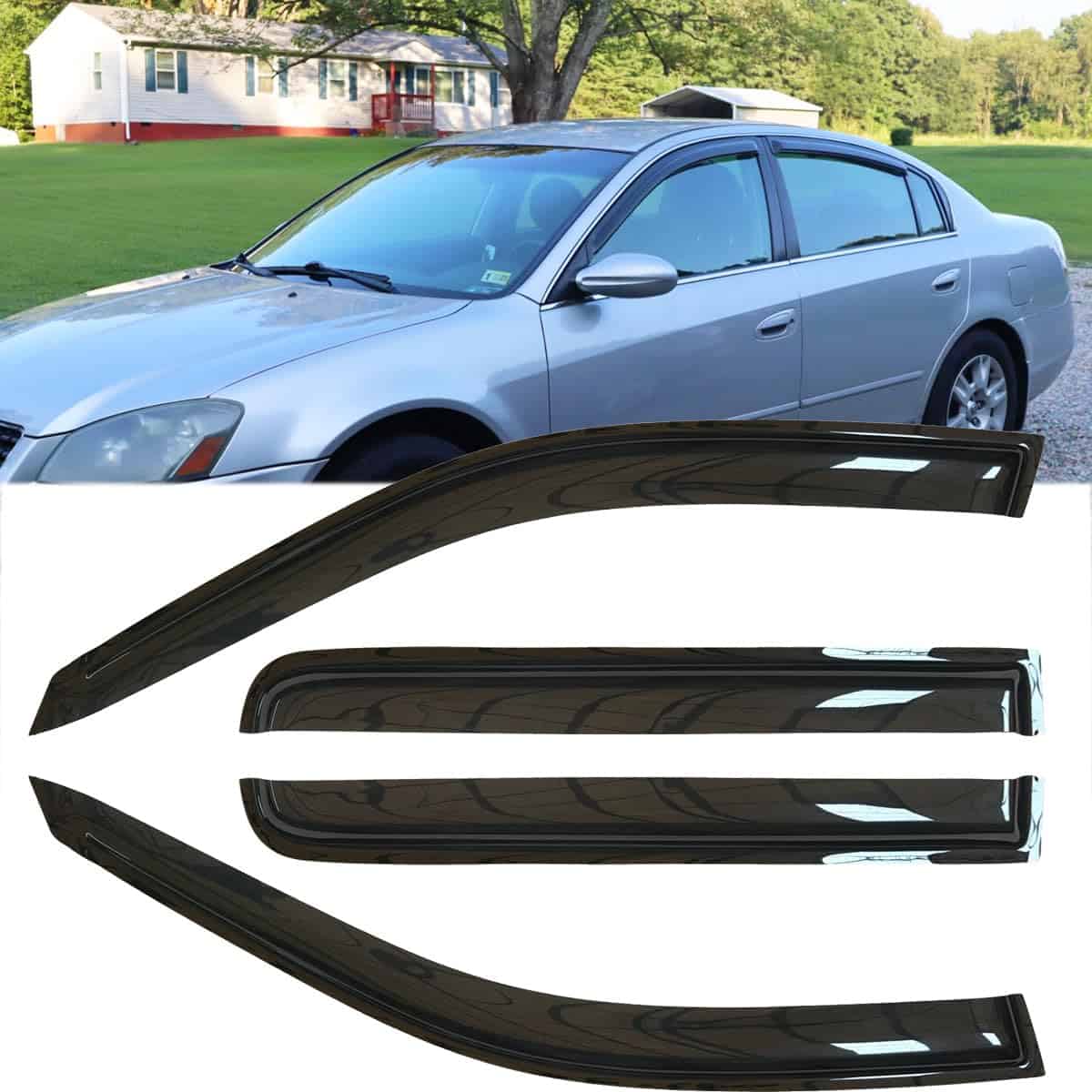 4pcs Deflectores de Ventanas Laterales Originales a Prueba