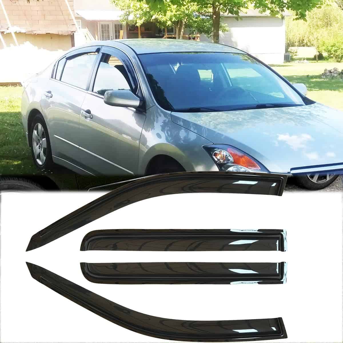 4pcs Deflectores de Ventanas Laterales Originales a Prueba - Imagen 4