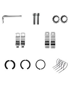 Soporte de Manillar para Motocicleta HJ-S7 (Plateado)
