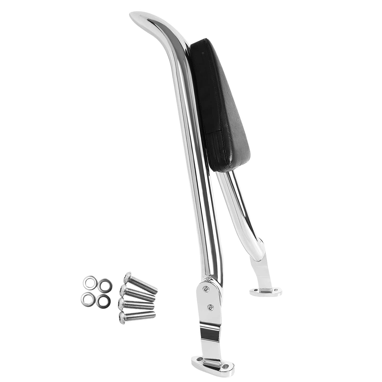 24" Respaldo con Almohadilla cromada para Harley Davidson - Imagen 9