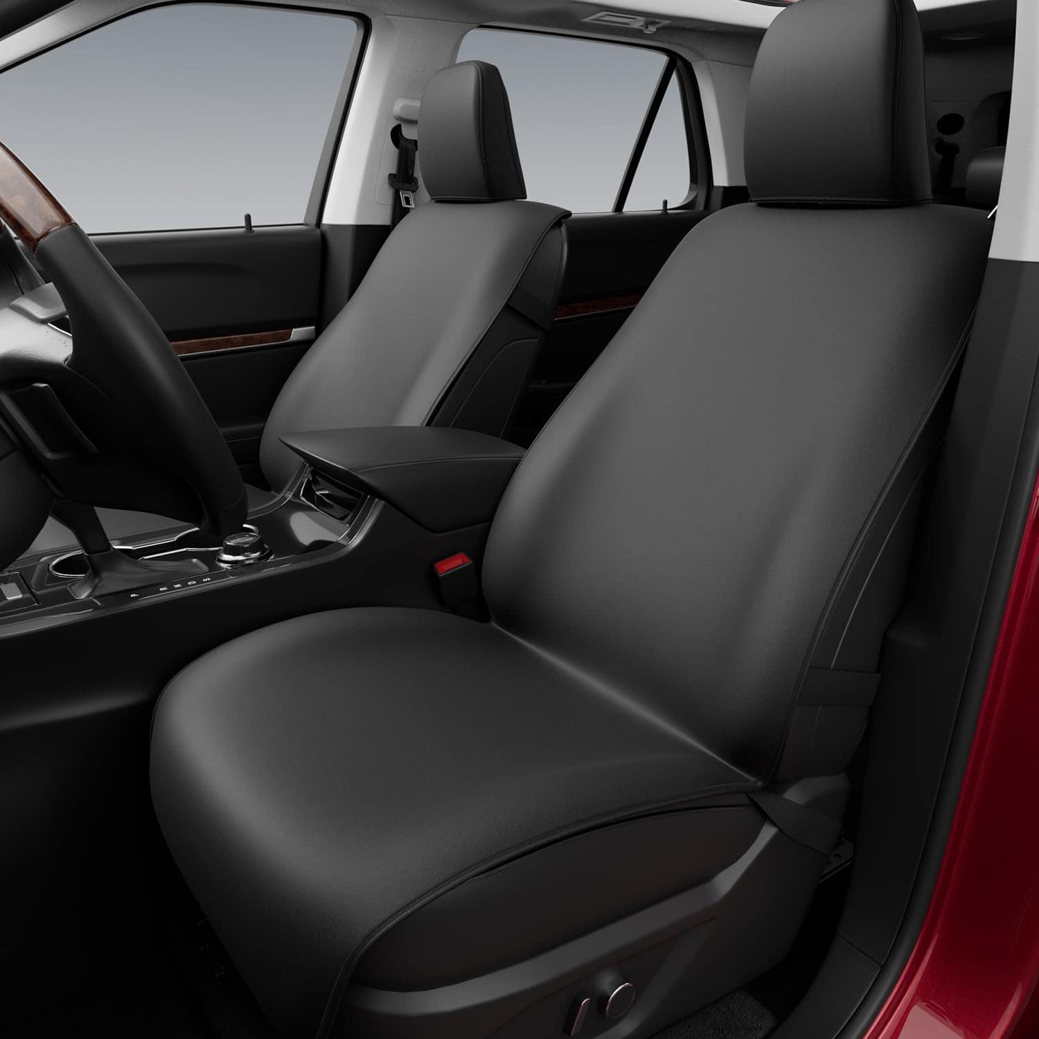 2PCS Funda de Asiento Delantero Compatible con Ford