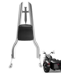 27" Respaldo de Sissy Bar Chrome para Harley Davidson FLRT
