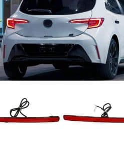 Luces traseras para parachoques rojas LED izquierda +