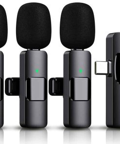 Micrófono inalámbrico Lavalier 3 en 1 para iPhone, iPad,