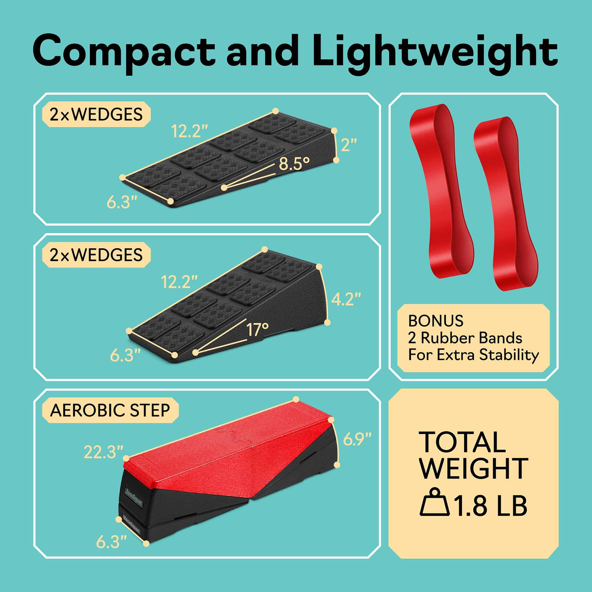 Cuña de Sentadilla - Bloque de Cuña de Sentadilla con - Imagen 8
