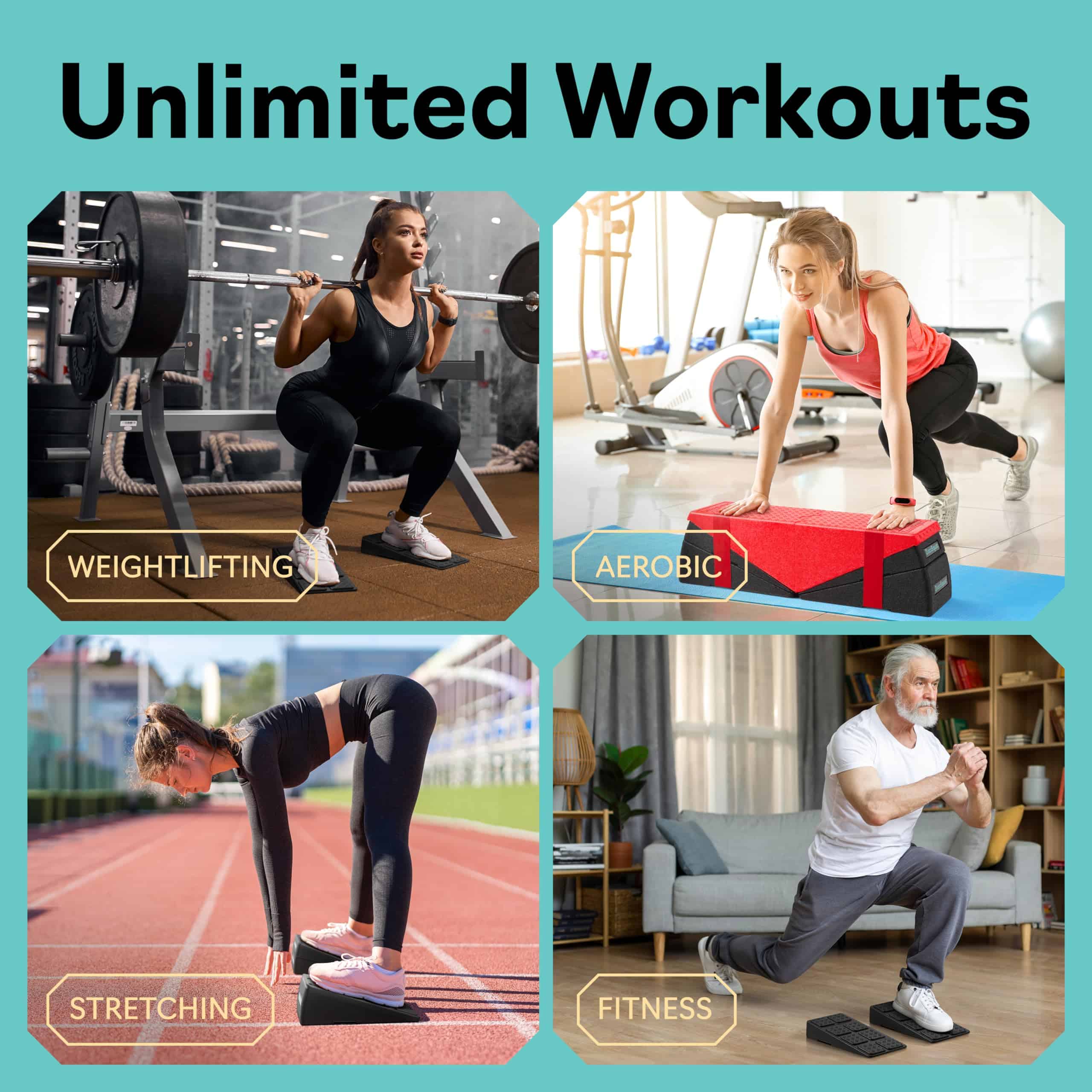 Cuña de Sentadilla - Bloque de Cuña de Sentadilla con - Imagen 6