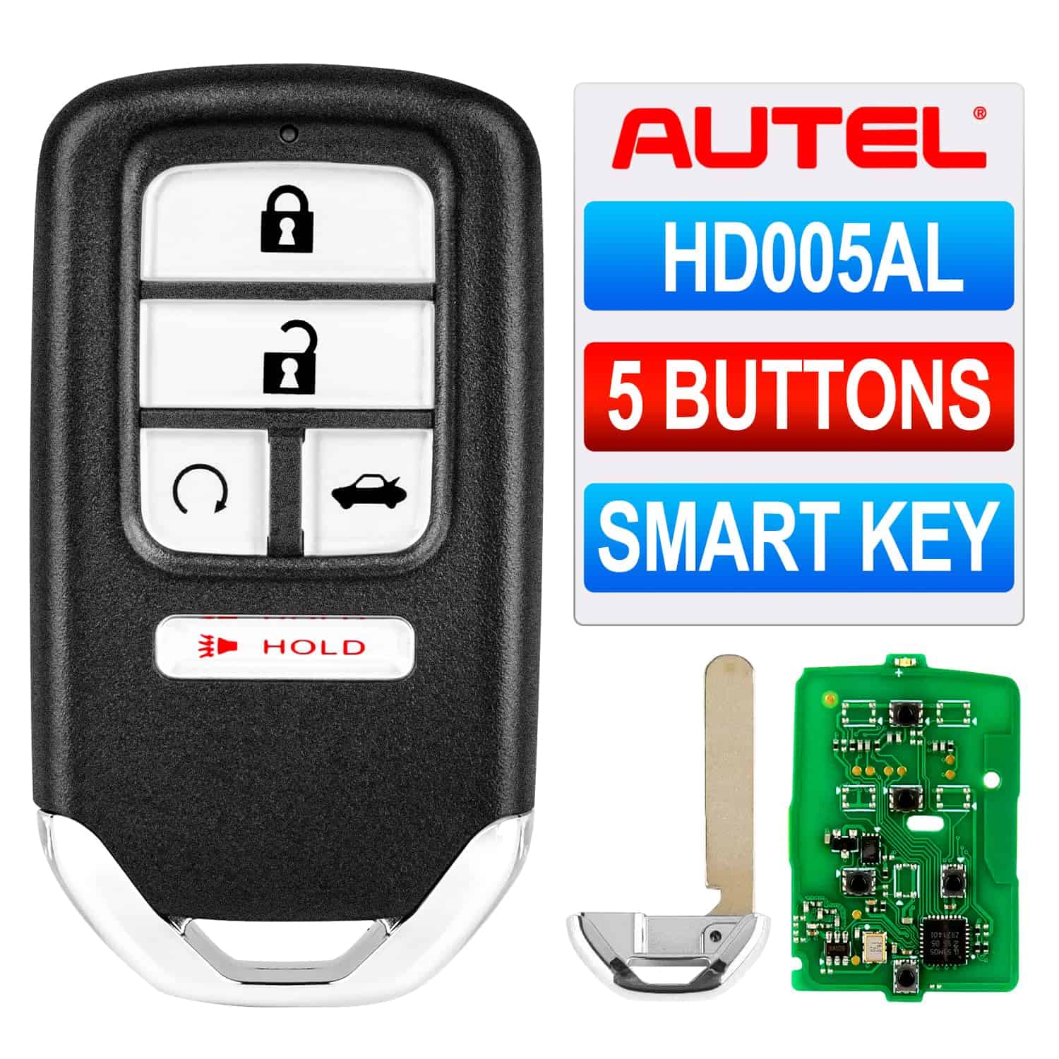 Autel MaxiIM IKEYHD005AL, Llave S-m-Art Programable 2025