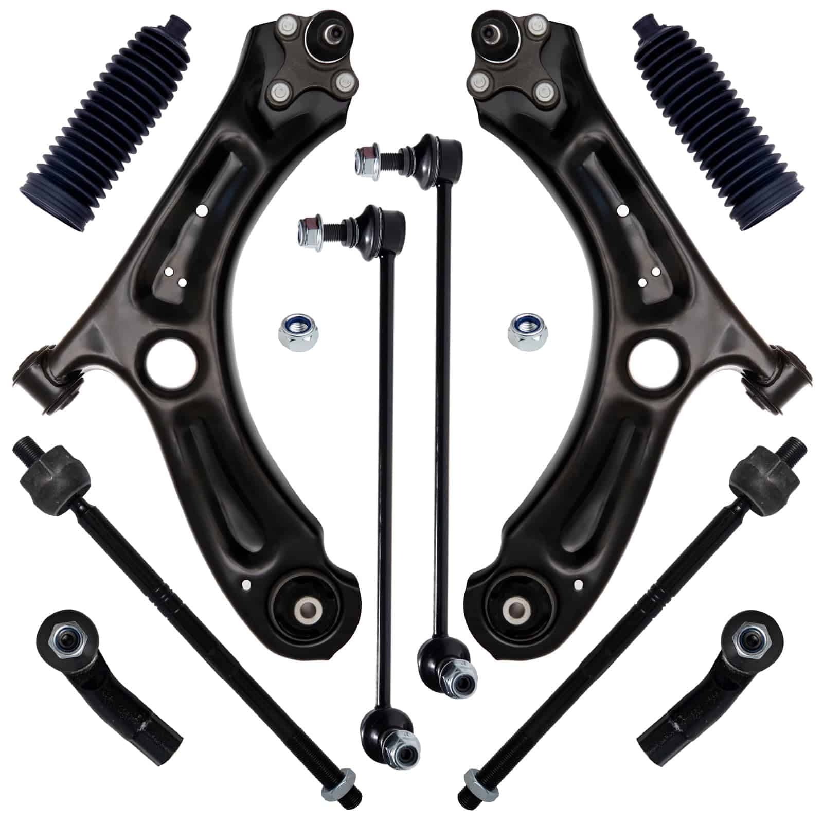 Kit de Suspensión delantera AUQDD de 10 piezas para