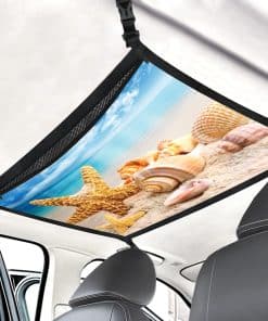 Organizador de Almacenamiento de Malla para Techo de Coche