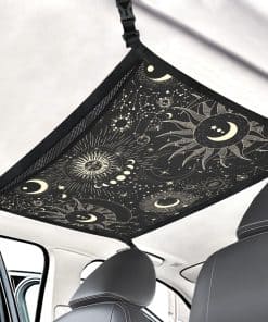 Bolsa de almacenamiento colgante de red doble de techo para