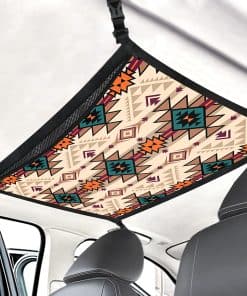 Organizador de malla de almacenamiento de estilo azteca