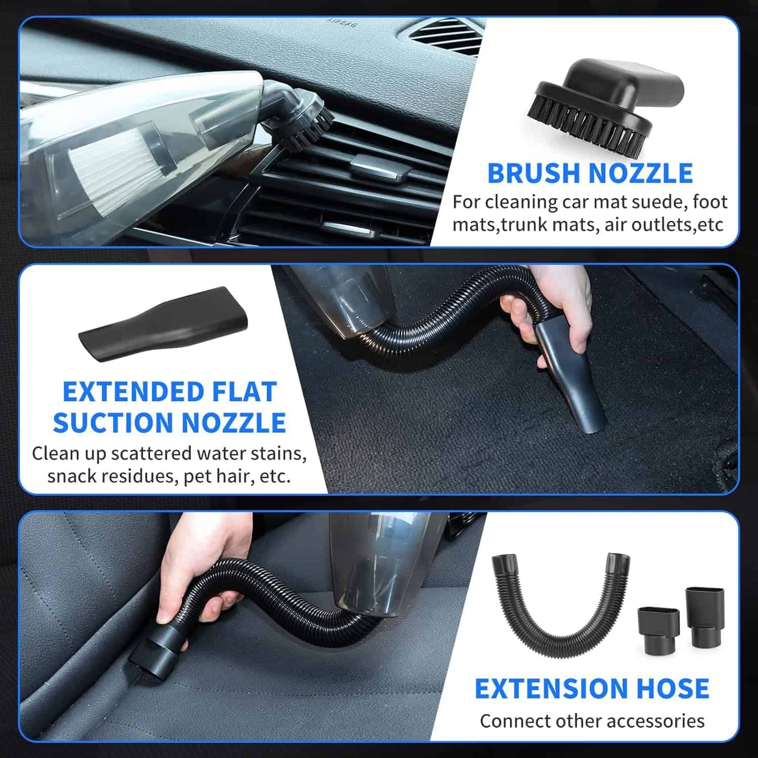 Juego de Detallado de Coche CYANBAMBOO de 17 Piezas, Kit de - Imagen 8