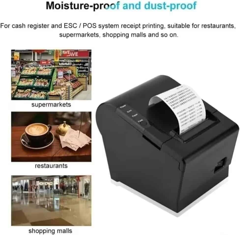 Impresora de cocina POS, impresora térmica de corte - Imagen 9