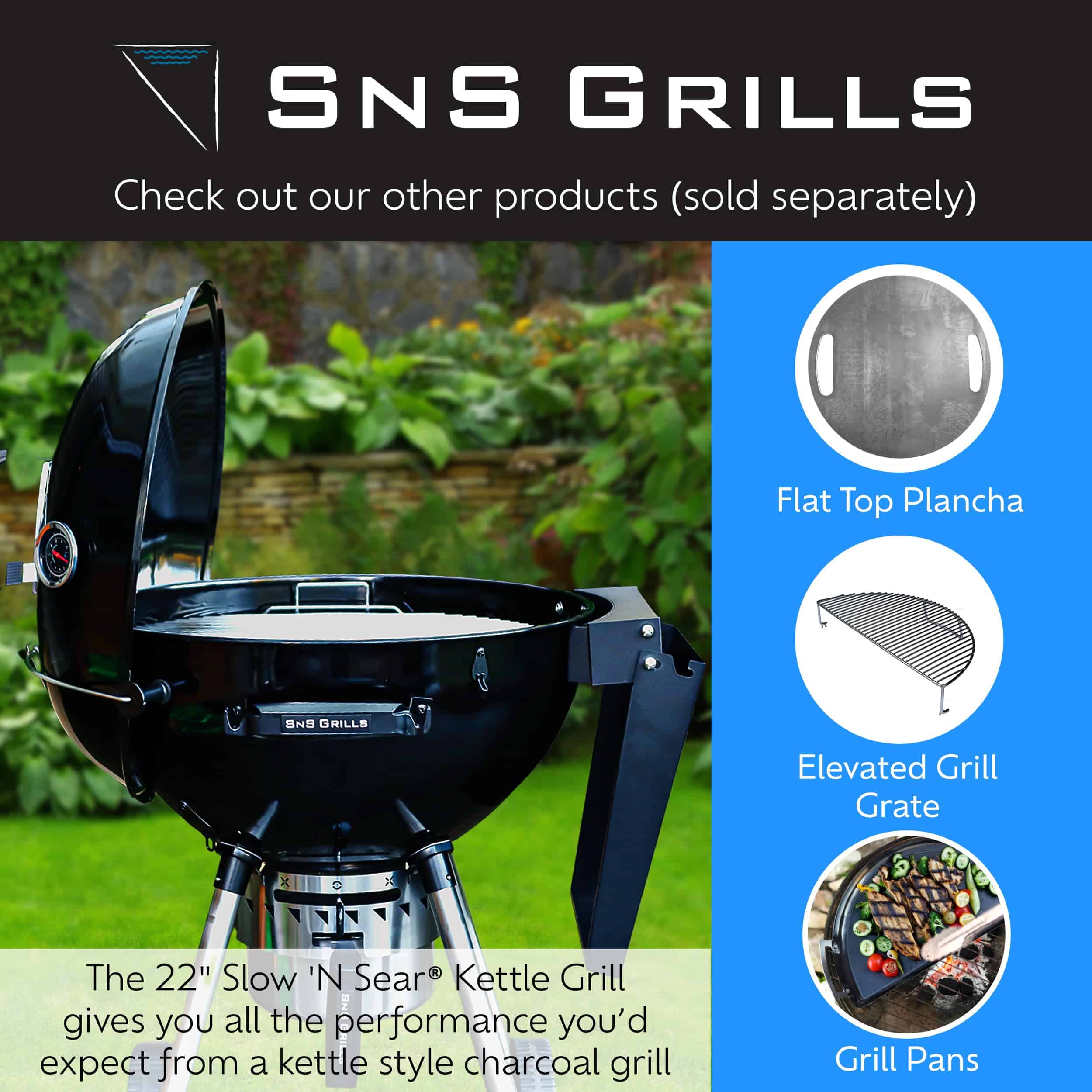 Slow ´N Sear´ Kit de Parrilla Giratoria para parrillas SnS - Imagen 7