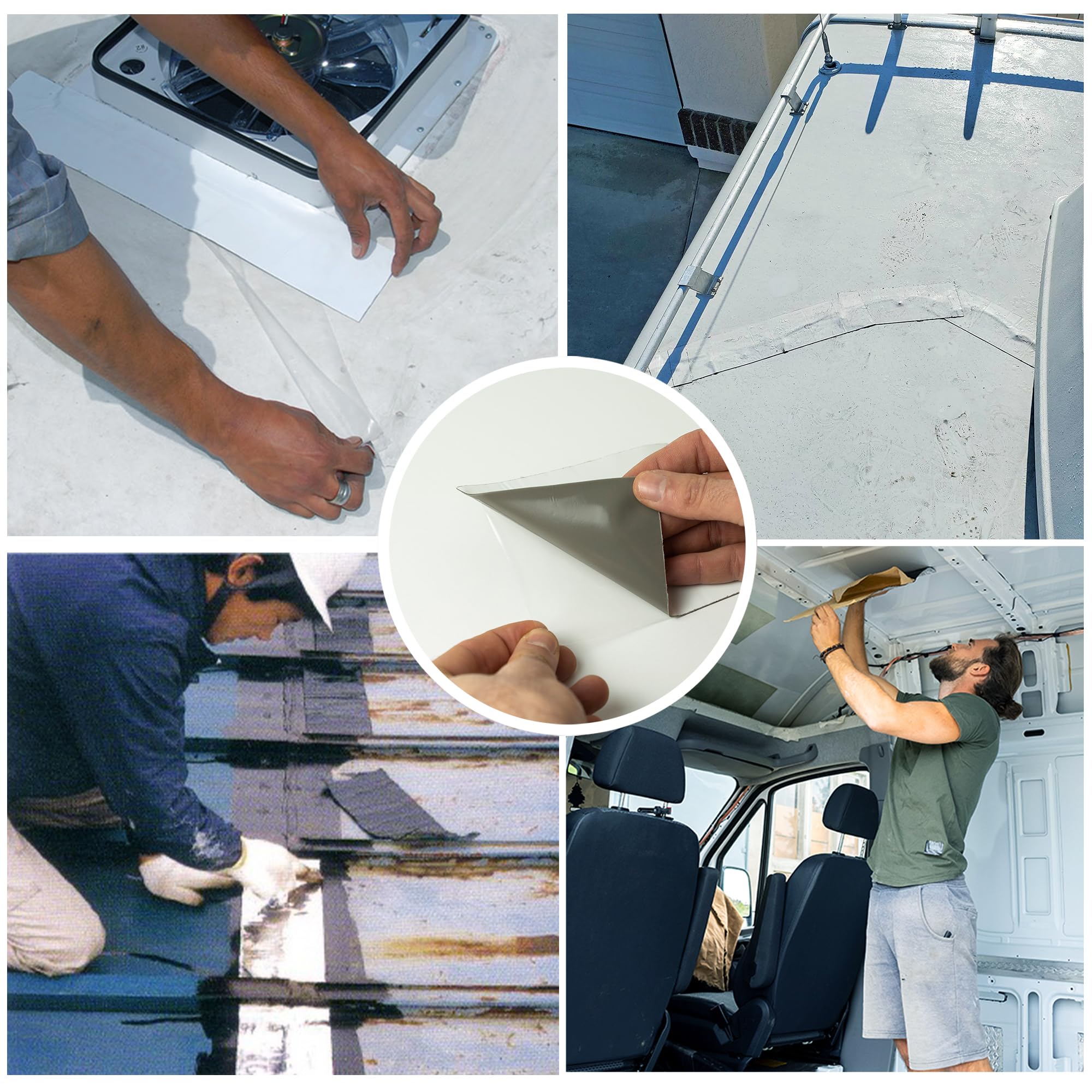 Cinta selladora para RV Weupe con rodillo, Blanco, 4 - Imagen 8