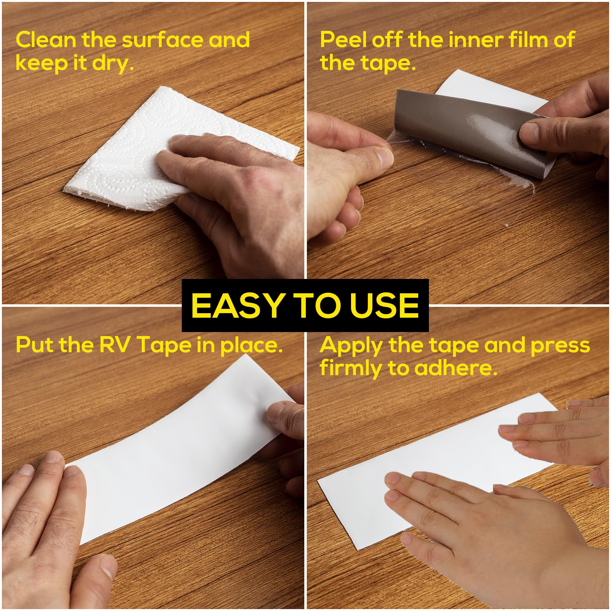 Cinta selladora para RV Weupe con rodillo, Blanco, 4 - Imagen 7