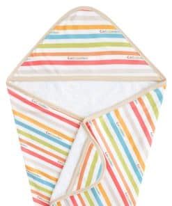 Toalla de Baño con Capucha de Punto Premium -Rayas CoComelon