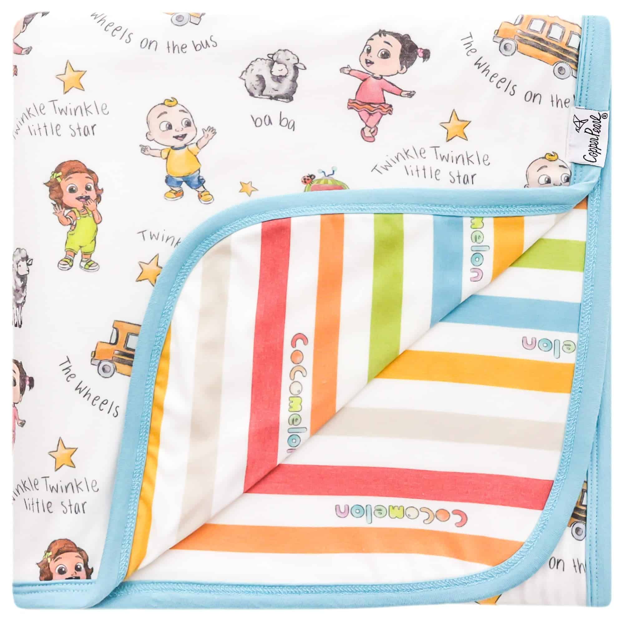 Manta de Cuadros para Bebé de Tres Capas 'Amigos de