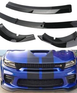 LONGKEES 4pcs Labio del Parachoques Delantero de Color