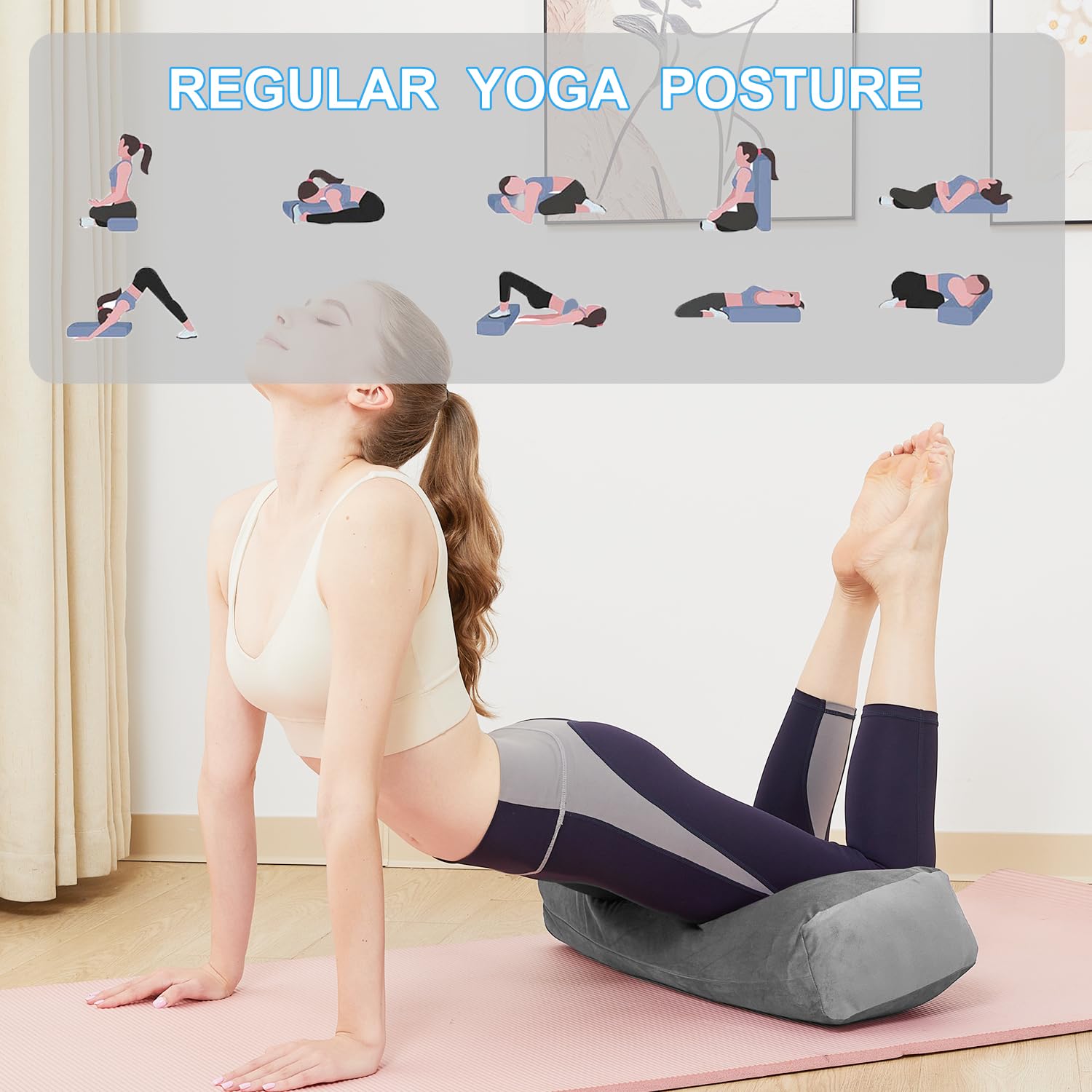 Almohada de Yoga Bolster para Yoga Restaurativo - Almohada - Imagen 5