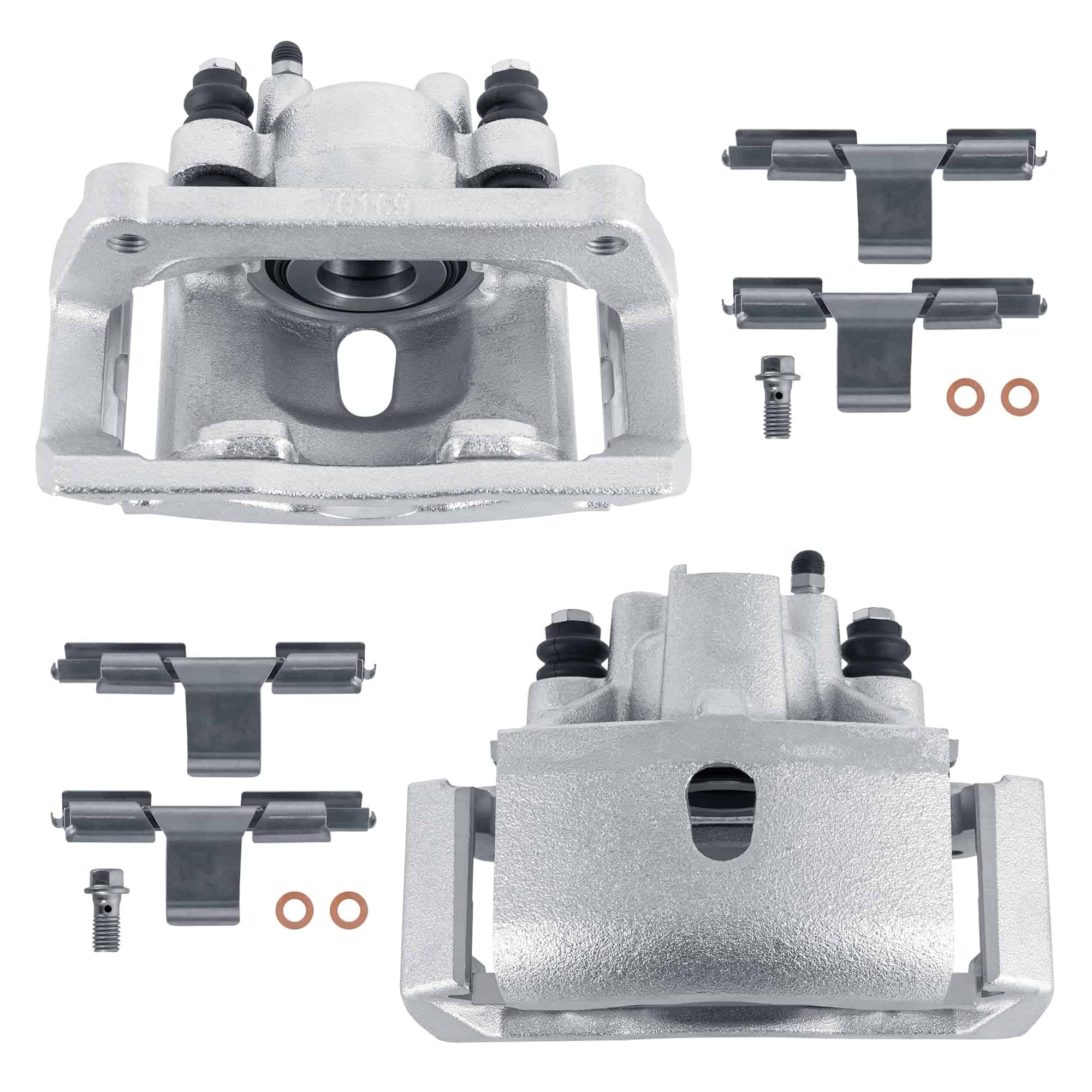 Conjunto de Pinzas de Freno Traseras Everestway con Soporte