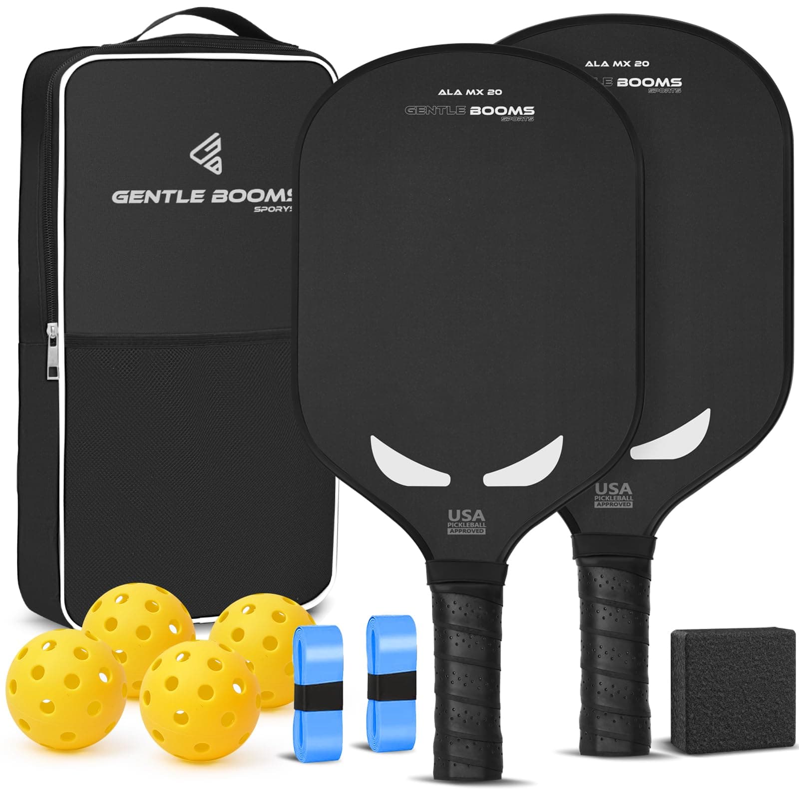 Paletas de Pickleball, Juego de 2 paletas de Titanio