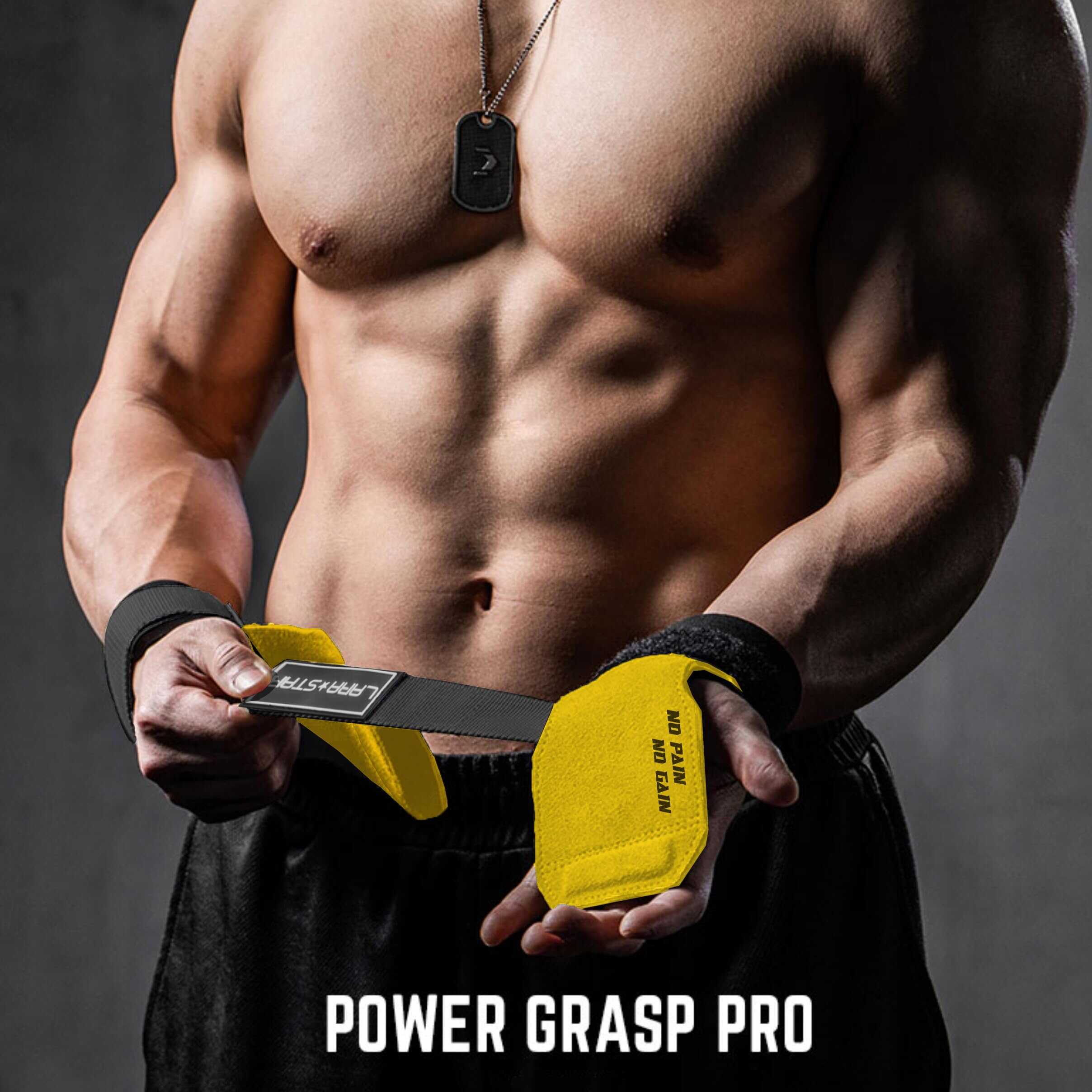 Ganchos de Muñeca para Levantamiento de Pesas LARA STAR - - Imagen 3