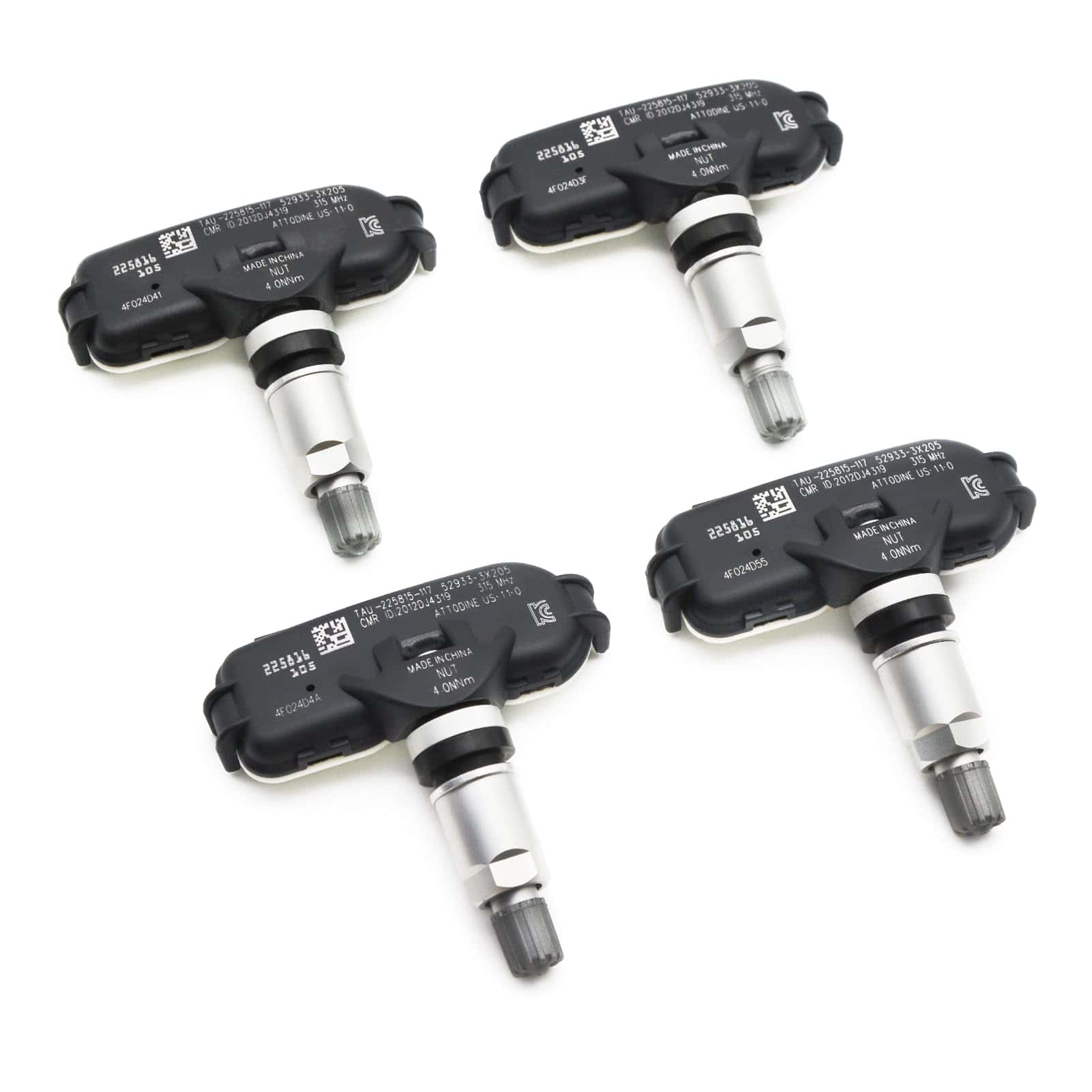 Sensor de Sistema de Monitoreo de Presión -Negro