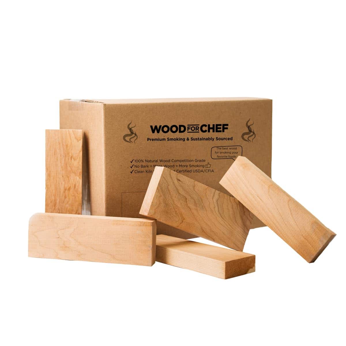 Palos de Madera para Cocinar WoodForChef de 8'' de Longitud