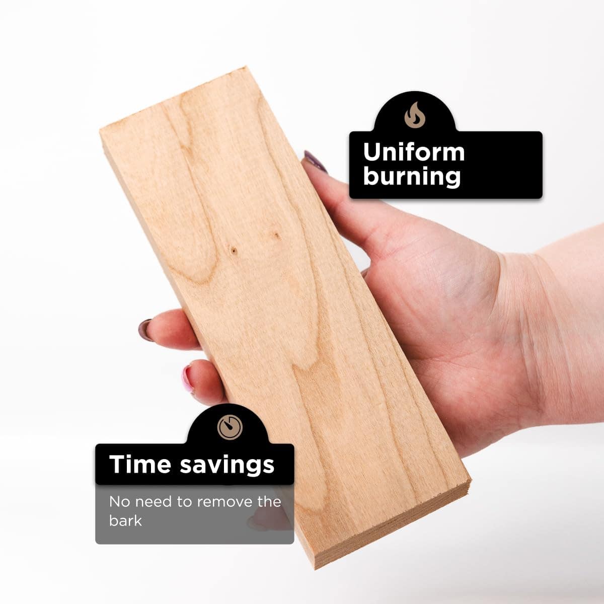 Palos de Madera para Cocinar WoodForChef de 8'' de Longitud - Imagen 4