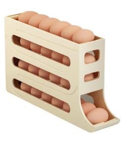 Organizador de Huevos Apilable para Refrigerador de 4