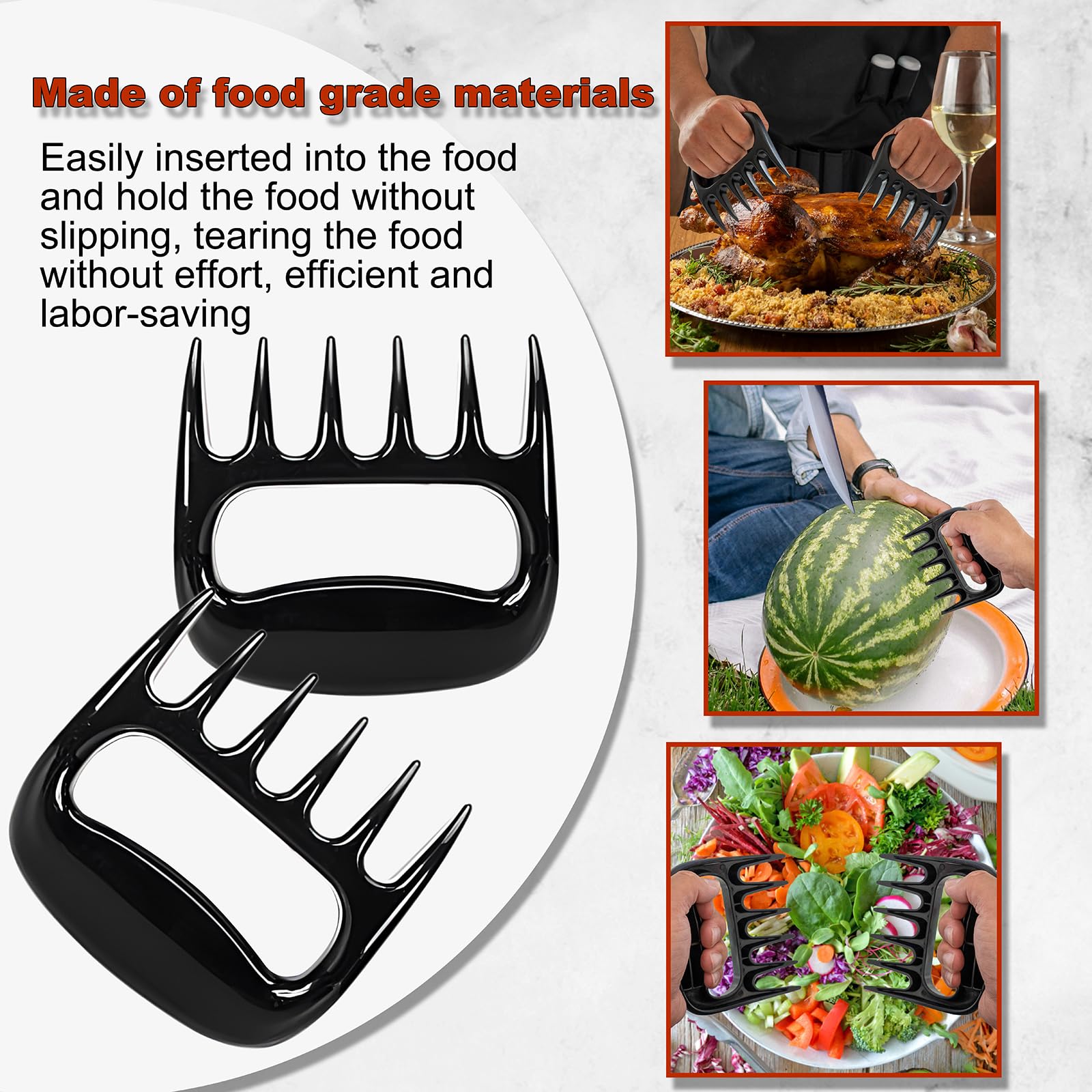 TYHYDMY Set de Herramientas para Parrilla con Bolsa de - Imagen 5