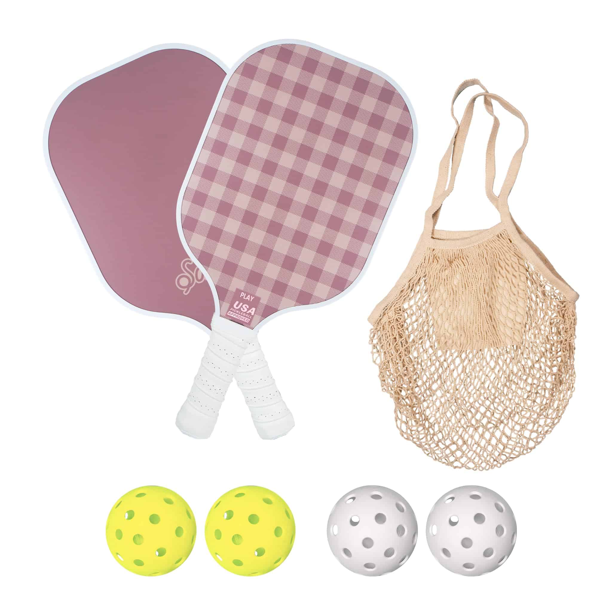 Set de 2 Palas de Pickleball Sonix | Aprobadas -Mauve