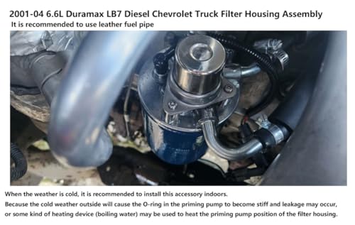 Ensamblaje de filtro de combustible 6.6L LB7 Duramax Aplica - Imagen 3