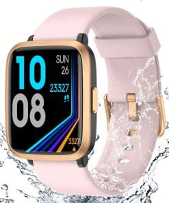 Reloj Rastreador de Fitness con Monitor de -Rosa Claro