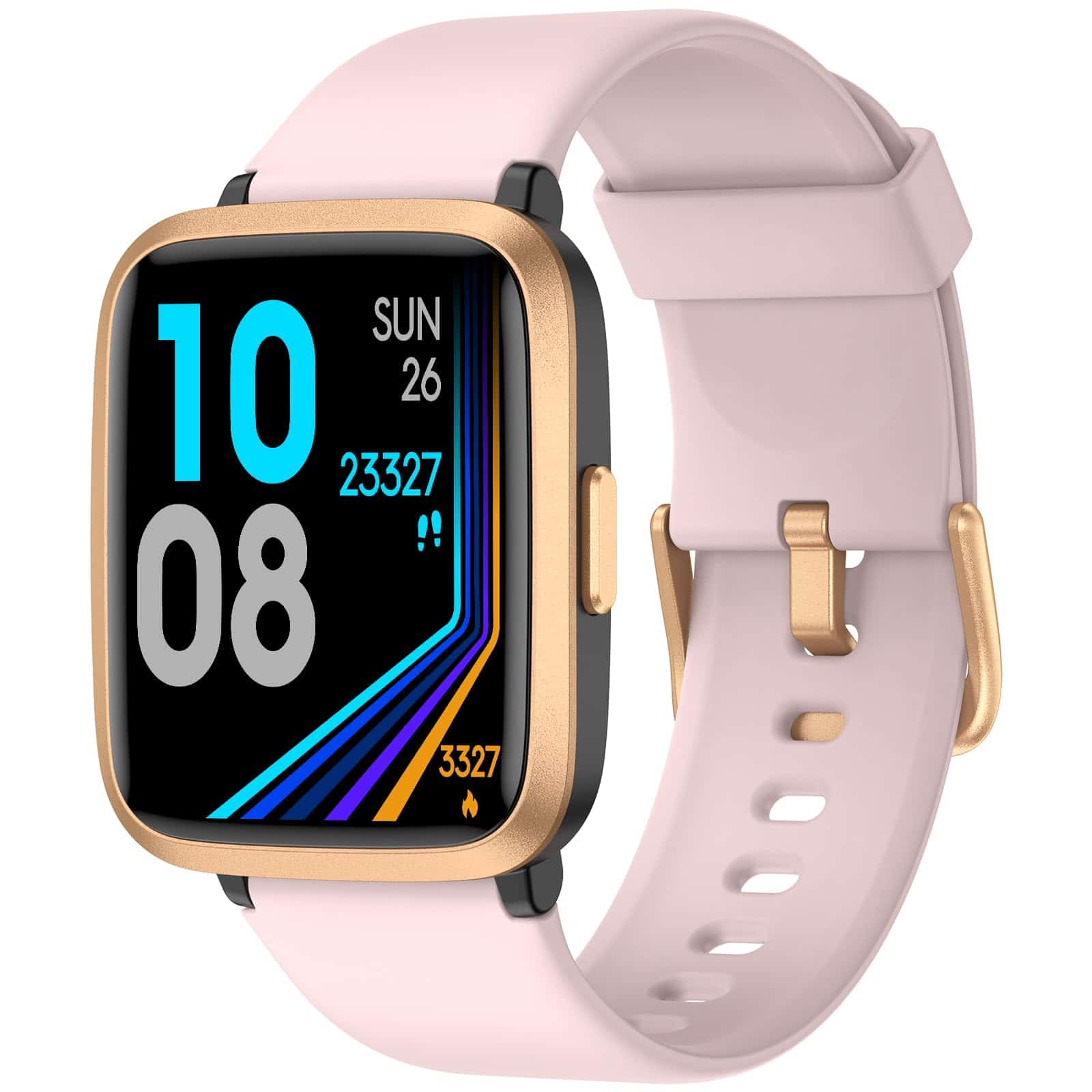 Reloj Rastreador de Fitness con Monitor de -Rosa Claro - Imagen 9