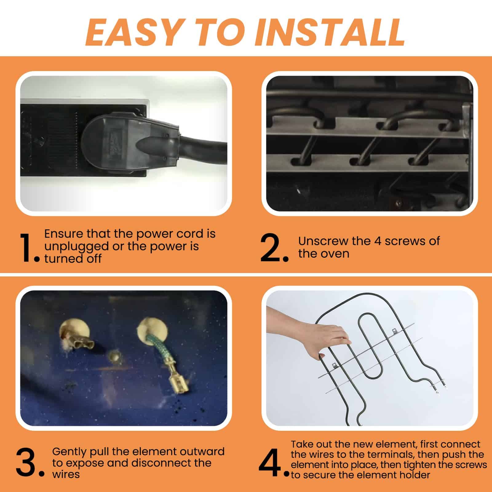 Elemento de Horneado WP9760774 de 3240W Compatible con - Imagen 7