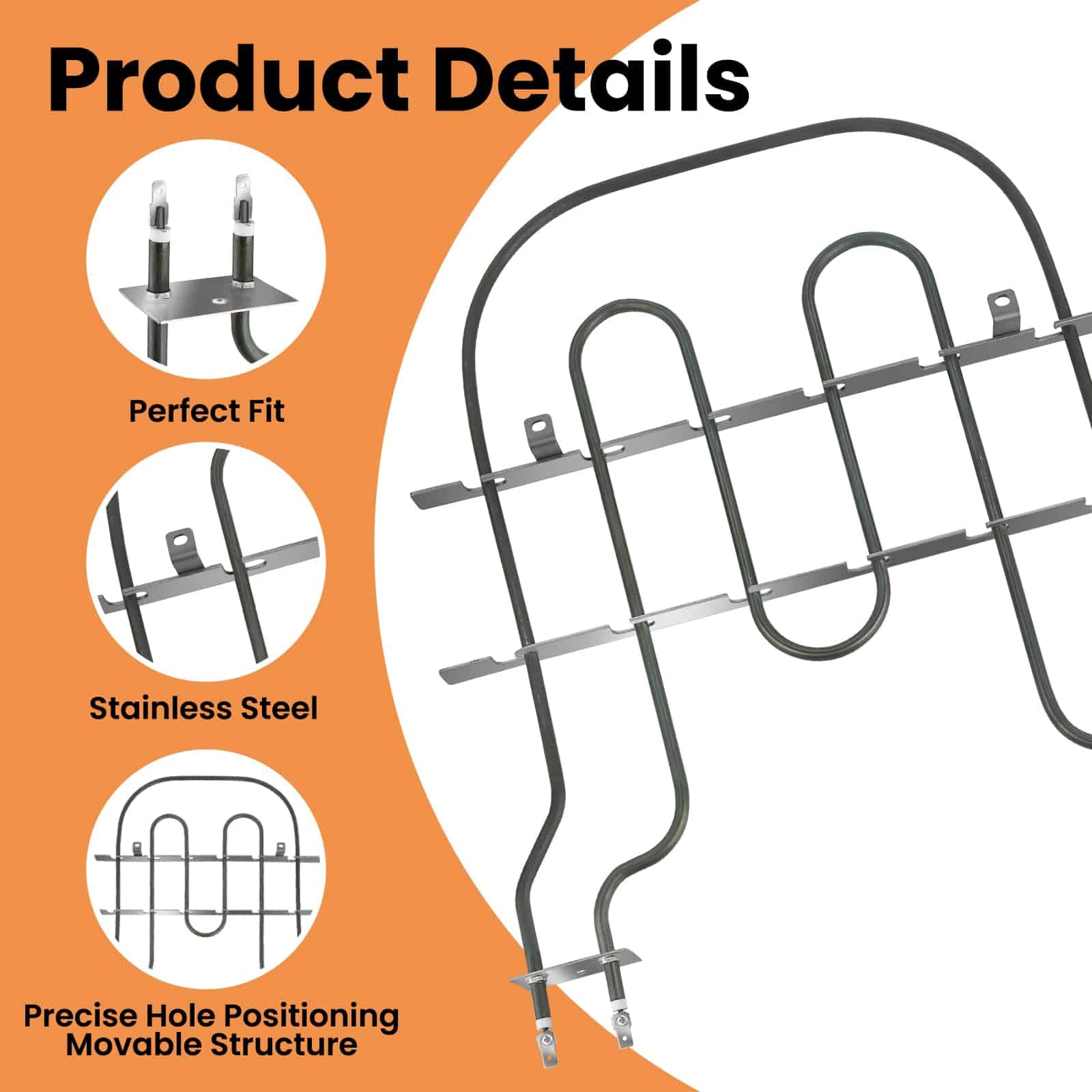 Elemento de Horneado WP9760774 de 3240W Compatible con - Imagen 4